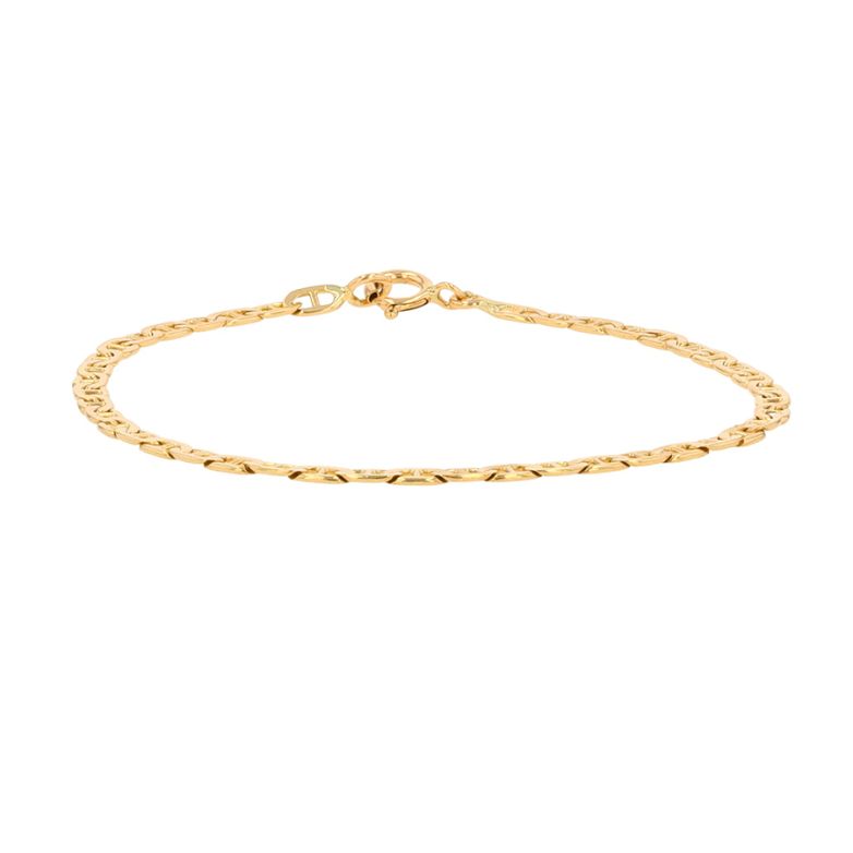 Acheter Bracelet maille marine or jaune 3.56g Comme neuf - 680,00 € Bracelet maille marine or jaune 3.56g Comme neuf - reconditionné disponible sur Gemme Les Bijoux